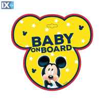 BABY ON BOARD ΕΝΔΕΙΞΗ MICKEY AMIO - 1 ΤΕΜ.