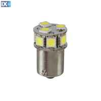 P21W 24/32V Ba15s 3,5W 180lm 10xSMDx1CHIP LED CAN-BUS (ΦΟΥΝΤΟΥΚΙ) ΛΕΥΚΟ ΔΙΑΘΛΑΣΗΣ ΣΑΚΟΥΛΑ ​ LAMPA - 20 TEM.