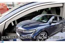 ΣΕΤ ΑΝΕΜΟΘΡΑΥΣΤΕΣ ΑΥΤΟΚΙΝΗΤΟΥ ΓΙΑ RENAULT MEGANE E-TECH 5D 2022+ ΑΠΟ ΕΥΚΑΜΠΤΟ ΦΙΜΕ ΠΛΑΣΤΙΚΟ HEKO - 4 ΤΕΜ.