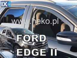 ΣΕΤ ΑΝΕΜΟΘΡΑΥΣΤΕΣ ΑΥΤΟΚΙΝΗΤΟΥ ΓΙΑ FORD EDGE 5D 2016 + - ΑΠΟ ΕΥΚΑΜΠΤΟ ΦΙΜΕ ΠΛΑΣΤΙΚΟ HEKO - 4 ΤΕΜ.