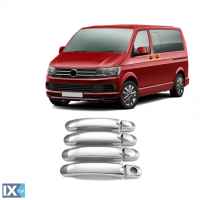 VW T6 TRANSPORTER VAN 2015+ 4 ΠΟΡΤΕΣ ΧΕΡΟΥΛΙΑ ΠΟΡΤΑΣ ΧΡΩΜΙΟ ΜΕΤΑΛΛΙΚΑ