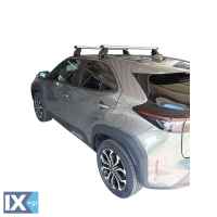 TOYOTA YARIS CROSS XP210 5D 2020+ KIT ΜΕ ΜΠΑΡΕΣ ΟΡΟΦΗΣ ΑΛΟΥΜΙΝΙΟΥ MENABO (AL1-3360/ΜΒ-FIX077G)