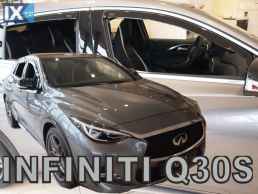 ΣΕΤ ΑΝΕΜΟΘΡΑΥΣΤΕΣ ΑΥΤΟΚΙΝΗΤΟΥ ΓΙΑ INFINITY Q30S 5D 2015-2019 ΑΠΟ ΕΥΚΑΜΠΤΟ ΦΙΜΕ ΠΛΑΣΤΙΚΟ HEKO - 4 ΤΕΜ.