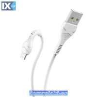 Καλώδιο Φόρτισης Και Μεταφοράς Δεδομένων USB Hoco X37 Για Micro USB 2.4A 1m 1Τμχ