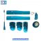 Πεντάλ Αλουμινίου Universal Με Πόμολο, Λεβιέ, Μπρελόκ & Κεραία Type-R Μπλε Σετ 8 Τεμάχια - 26,9 EUR