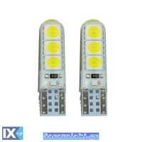 Λάμπες T10 6 Led W5W 2Τμχ