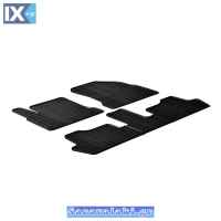 Πατάκια Αυτοκινήτου Gledring (0118) Συμβατά Με Citroen C4 Picasso 2006-2013 4Τμχ