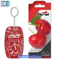 Αρωματικό Αυτοκινήτου Κρεμαστό Feral Fruity Collection Cherry 1 Τεμάχιο