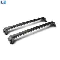 ΜΠΑΡΕΣ ΟΡΟΦΗΣ ΑΛΟΥΜΙΝΙΟΥ ΜΑΥΡΗ WHISPBAR FLUSH BAR STANDARD 105cm ΜΕ ΚΛΕΙΔΙ - 2 TEM.