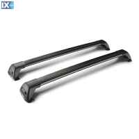 ΜΠΑΡΕΣ ΟΡΟΦΗΣ ΑΛΟΥΜΙΝΙΟΥ ΜΑΥΡΗ WHISPBAR FLUSH BAR STANDARD 120cm ΜΕ ΚΛΕΙΔΙ - 2 TEM.