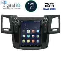 DIGITAL IQ BX 2965_GPS TESLA STYLE OEM TOYOTA HILUX mod. 2005-2015