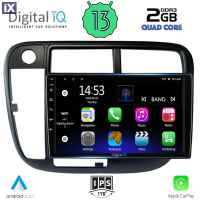 DIGITAL IQ RSB 2186_CPA CLIMA (9inc) MULTIMEDIA TABLET OEM HONDA CIVIC mod. 1995-2001