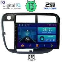 DIGITAL IQ BXB 1186_GPS CLIMA (9inc) MULTIMEDIA TABLET OEM HONDA CIVIC mod. 1995-2001