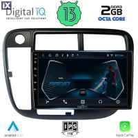 DIGITAL IQ RTC 5186_CPA CLIMA (9inc) MULTIMEDIA TABLET OEM HONDA CIVIC mod. 1995-2001