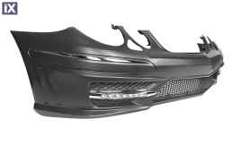 Προφυλακτήρας εμπρός για Mercedes W211 E-Class (2006-2009) - AMG Design με LED φώτα ημέρας