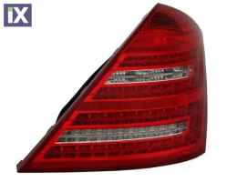 Πίσω φανάρια led για Mercedes W221 S-class (2005-2011) - facelift design με τρεχούμενο φλας - σετ 2τμχ.