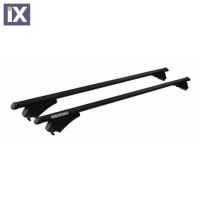 Μπάρες οροφής αυτοκινήτου Menabo Tiger Black XL 135 cm, για ενσωματωμένες παράλληλες μπάρες, μη εφαπτόμενες – 2 τμχ. Σετ