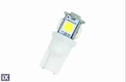 Led λάμπα Т10 με 5 SMD - 5050 chip - 1 τμχ.