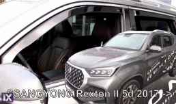 Ανεμοθραύστες για SSANGYONG REXTON II (2017+) 5πορτο - 4τμχ. Εμπρός και πίσω