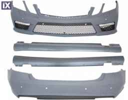 Body kit για Mercedes W212 E-Class (2009-2013) - AMG packet με απολήξεις