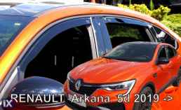 Ανεμοθραύστες για Renault Arkana 5D (2019+) - 4 τμχ. εμπρός και πίσω