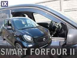 Ανεμοθραύστες για Smart Forfour II 5D (2014+) - 2 τμχ. εμπρός