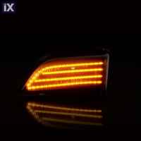 Τρεχούμενα led φλας για καθρέφτες για Volvo XC60 (2008-2013) - φιμέ με τρεχούμενο φλας - σετ 2τμχ.