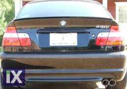 Diffuser πίσω προφυλακτήρα για BMW E46 sedan (1998-2005) - M pack - διπλό