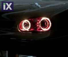 Δαχτυλίδια angel eyes CCFL για Vw Golf 4 - κίτρινο χρώμα