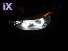 Δαχτυλίδια angel eyes για BMW F30 - U-Design - με 2 χρώματα και λειτουργία φλας (λευκό και κίτρινο)