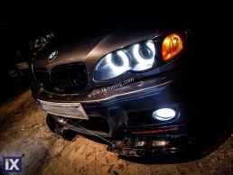 Δαχτυλίδια angel eyes για BMW E46 με προτζέκτορα sedan, combi (1998-2005) / E46 coupe (1998-2003) - U-Design