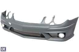 Προφυλακτήρας εμπρός για Mercedes W211 E-Class (2006-2009) - AMG Design χωρίς ανοίγματα , με πιτσιλήθρες - Taiwan