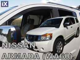 Ανεμοθραύστες για NISSAN Armada CWA60 (2004-2016) - 4 τμχ. εμπρός και πίσω