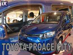 Ανεμοθραύστες για OPEL Combo E 5d / CITROEN Berlingo / PEUGEOT Rifter / TOYOTA ProAce City (2018+) - 4 τμχ. εμπρός και πίσω