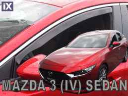 Ανεμοθραύστες για MAZDA 3 (2019+) 4D - 2 τμχ. εμπρός