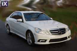 Μάσκα για Mercedes W212 E-Class (2009+) - μάυρη με πλαίσιο χρωμίου