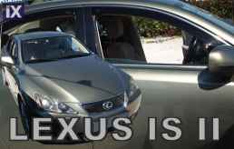 Ανεμοθραύστες για Lexus IS (2006-2013) 4D - 4τμχ. εμπρός και πίσω