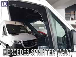 Ανεμοθραύστες για Mercedes Sprinter W907 (2018+) 2 τμχ. εμπρός