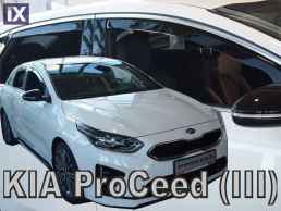 Ανεμοθραύστες για Kia Pro Ceed (2019+) 5d - 4 τμχ. εμπρός και πίσω