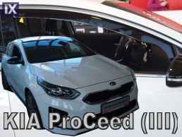 Ανεμοθραύστες για Kia Pro Ceed (2018+) 5d - 2 τμχ. εμπρός