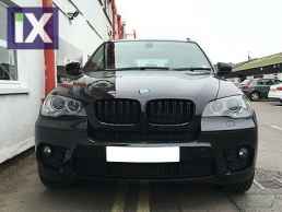 Μάσκα για BMW X5 E70 / X6 E71 (2007+) - Piano carbon - 2τμχ.