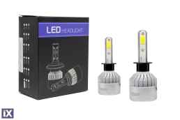 Led λάμπες Η1 για μεσαία ή μεγάλα φώτα S2 7600 lumen , 36 Watt - COB 6000K - 2τμχ.