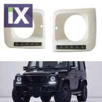 Led φώτα ημέρας για Mercedes W461 / W463 G-CLASS (1989-2010) - γκρι με φιμέ φώτα ημέρας