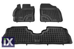 Λαστιχένια πατάκια Rezaw Plast για Toyota Prius + (2011-2015) - τύπου σκαφάκι - 3τμχ.