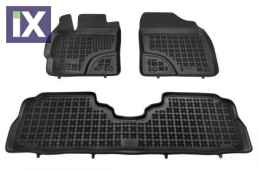 Λαστιχένια πατάκια Rezaw Plast για Toyota Prius + (2011-2015) - τύπου σκαφάκι - 3τμχ.