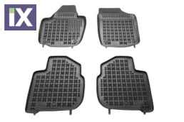 Λαστιχένια πατάκια Rezaw Plast για Seat Toledo (2012+) / Skoda Rapid / Rapid Spaceback (2013+) - τύπου σκαφάκι - 4τμχ.