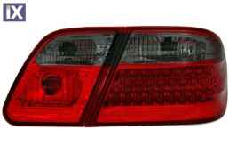 Πίσω φανάρια led για Mercedes W210 E-Class (1995-2002) φιμέ φλας - σετ 2τμχ.