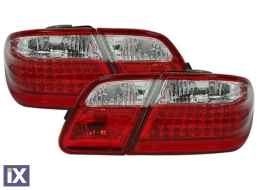 Πίσω φανάρια led για Mercedes W210 E-Class (1995-2002) λευκό φλας - σετ 2τμχ.