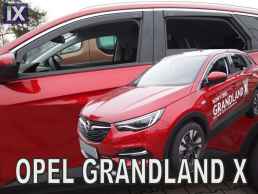 Ανεμοθραύστες για Opel Grandland X (2017+) 4 πορτο - 4 τμχ. εμπρός και πίσω