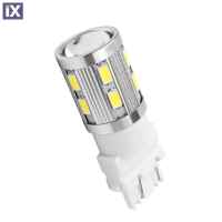 Led λάμπα τύπου Τ25 3156 CANBUS με 16 SMD led και προτζέκτορα 5630 διπλού φωτισμού λευκή - 1τμχ.